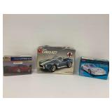Monogram and Revell Car Model Kits - Dodge Viper, Pontiac Trans Am, Shelby Cobra 427