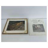 Marcella Crooke & Bruce Langton Signed Limited Edition Prints