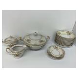 Mikado China Floral Dinnerware Set - Made in Japan