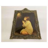 "The Infant Samuel" Framed Print by Sir Joshua Reynolds