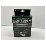 New 400 lb. Pull Strength Magnet Fishing Kit with 60 ft. Paracord