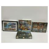 Four 1000+ Piece Jigsaw Puzzles - HDR Photography, Springbok & Cobble Hill