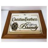 The Christian Brothers California Brandy Advertising Mirror