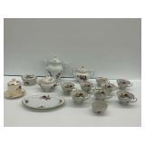 Grant Crest Fine China Royal Rose and Other Tea Set Pieces