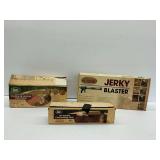 LEM Products Meat Processing Bundle: Patty & Jerky Machine, Jerky Blaster, and Grinder Cleaning Kit