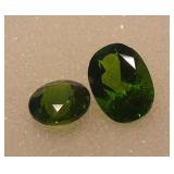 Two Faceted Grossular Garnet Gemstones.....1.35 carats