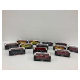 Group of 1/32 Scale Diecast Cars: Ford, Shelby, Dodge, Plymouth