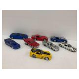 Eight Diecast Car Models