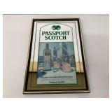 Passport Scotch Advertising Mirror