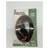 New Heavy Duty 5 ft. Dog Leash - Rated up to 110 lbs