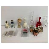 Figurines and Decorative Bell Assortment