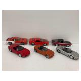 Six Model Cars