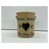St. Louis Union Station Stoneware Crock by Connie Praher, 1999