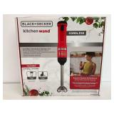 New Black & Decker Cordless Immersion Blender Kit with Mixing Cup and Charging Dock