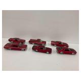 Six Diecast Model Cars & Trucks