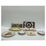 Collection of Decorative Serving Dishes and Plates