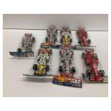 Seven Team Power Race Car Friction Toys