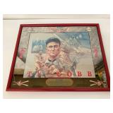 Ty Cobb Framed Seagram