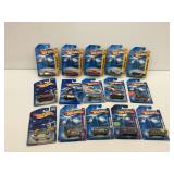 Fifteen Hot Wheels Cars