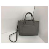 A New Day Gray Handbag with Shoulder Strap