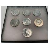Kennedy Half Dollar Coin Collection (7 Coins)