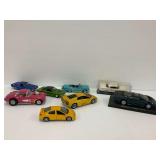 Eight Diecast Car Models