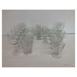 Assorted Glassware Lot - Wine Glasses, Goblets, and More