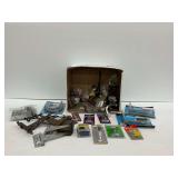 Various Hardware: Hinges, Brackets, Electrical Wire & More