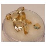 Faceted Citrine Gemstones.....6.50 carats