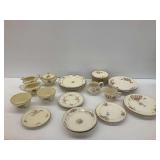 Homer Laughlin and Other Dinnerware with Floral Design