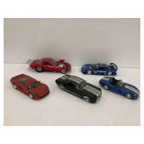 Five Diecast Model Cars