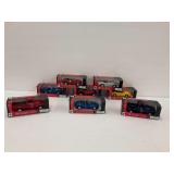 Eight NewRay 1/32 Scale Model Cars - BMW, Dodge, Ford, Jeep, Shelby