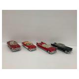 Four Collectible Car Models
