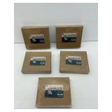Five New Riker Display Cases - 6-1/4 x 5-1/4 x 3/4 in. Deep