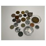 Mixed World Coin Collection and Medallions