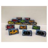 Collection of City Cruiser and Maisto 1:43 Scale Diecast Cars