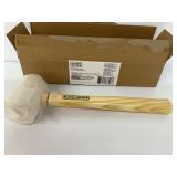 New Black & Decker 16 oz. White Rubber Mallet