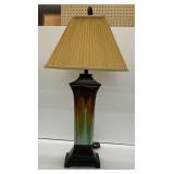 Accent Table Lamp with Pleated Shade... works