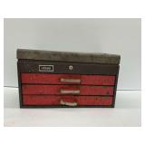 Homak Tool Box with Assorted Tools...see photos