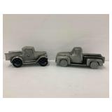 1970s Banthrico Metal Truck Coin Banks - 1920s & 1950s Ford