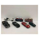 Seven Diecast Model Cars