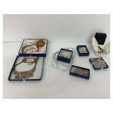 Assorted Jewelry Lot: Necklaces, Bracelets, Earrings