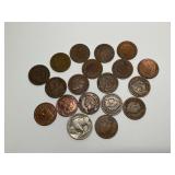 US Coins - Indian Head Cents and Buffalo Nickel