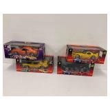 Badd Ride Diecast Car Collection - Dodge Charger, Plymouth Barracuda, Dodge Viper