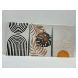 Three Canvas Art Prints Set