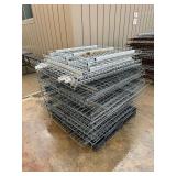 Assorted Pallet Racks ... White measures 37 x 35 In. ... Grey Measures 45 x 45 In.