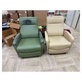 Two Reclining Chairs ... See Photos ... 37 x 30 x 29 Inches
