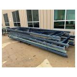 Pallet Racking Uprights ... Some Bends & Damage ... Top Piece Measures 48 x 192 ft