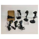 Datalogic QuickScan QD2131 & AGPTEK SC37 Barcode Scanners with Stands