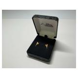 Disney Designs Tinkerbell Gold Tone Earrings
